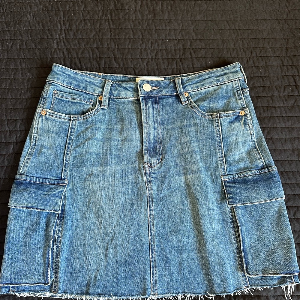 Dear John Blue Mini Skirt